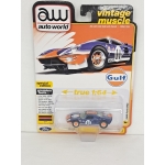 Auto World 1:64 Ford GT40 1965 Gulf corporate blue
